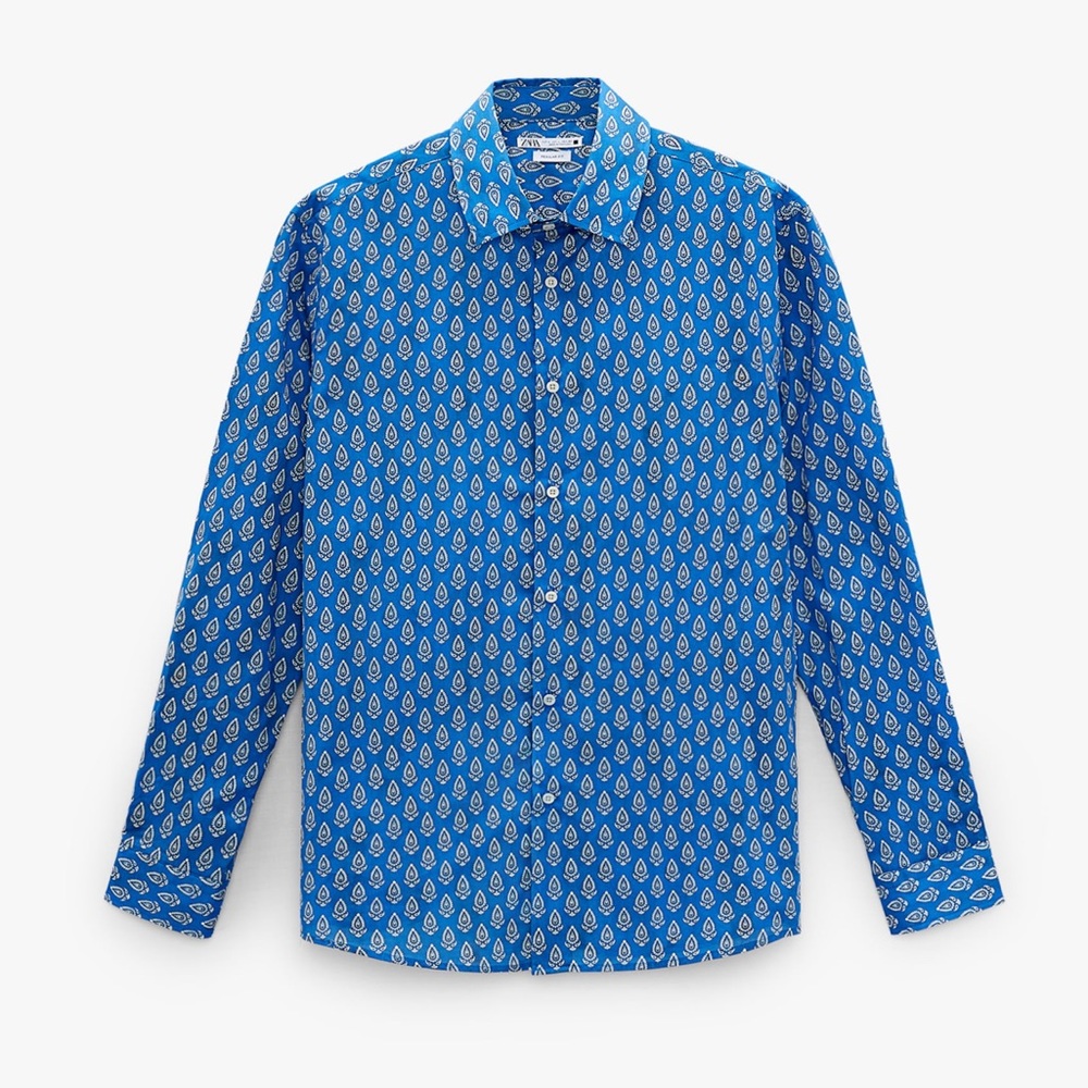 ZARA Geometric Print Shirt